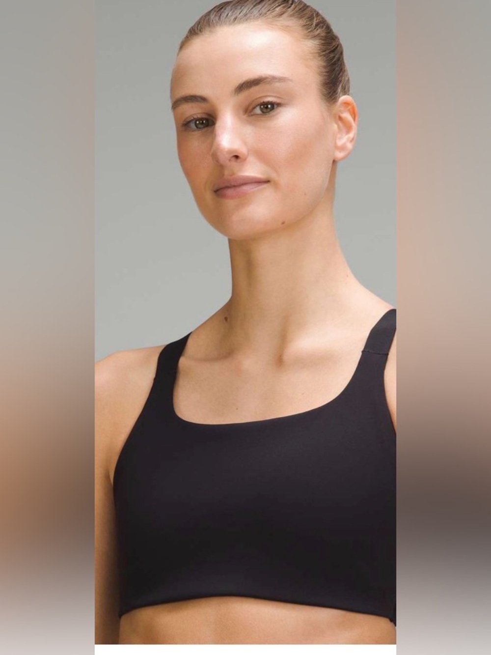 lululemon athletica ultralu squareneck High-Coverage Adjustable-Strap Sports Bra